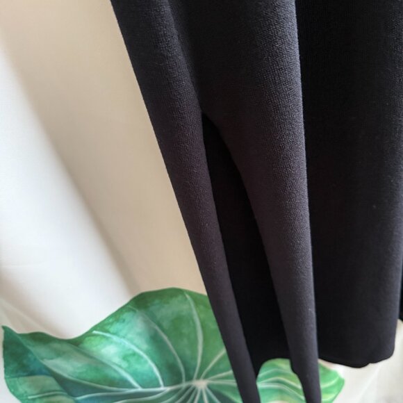 The Drop Women's Gabriela High Neck Cut-in A-line Side-Slit Maxi Sweater Dress - Picture 4 of 6